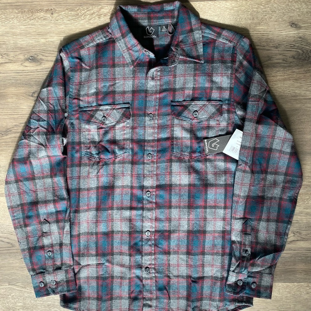 NWT Burnside Plaid Flannel Sz.S